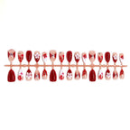 Press-On Nail Set 3D Floral Reusable & Easy Application