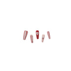 Press-On Nail Set 3D Floral Self-Adhesive & Reusable