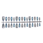 Press-On Nail Set 3D & Glitter Reusable Easy Application