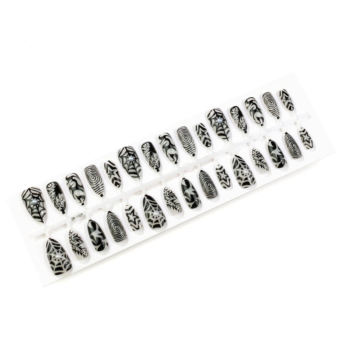 Press-On Nail Set Abstract Art Peel-And-Stick