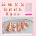 Press-On Nail Set Abstract Art Peel & Press