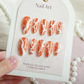 Press-On Nail Set Abstract Art Peel & Press