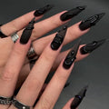 Press-On Nail Set Abstract Art Reusable Multiple Sizes