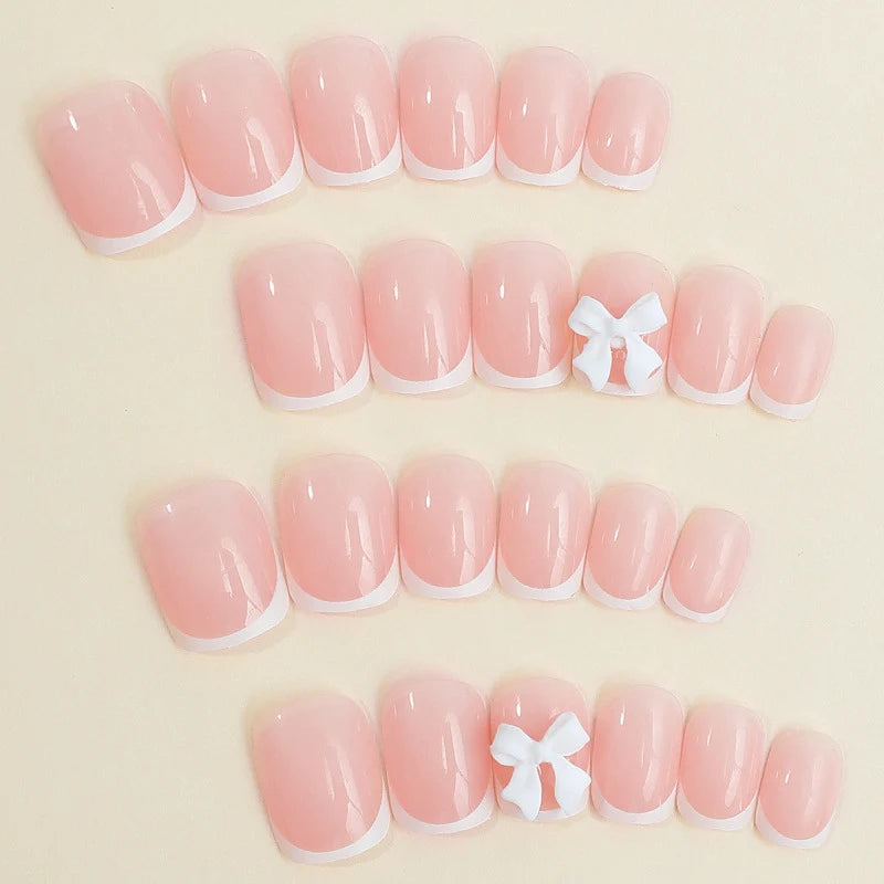 Press-On Nail Set Abstract Art Reusable Multiple Sizes