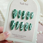 Press-On Nail Set Abstract Design Multiple Sizes