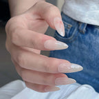 Press-On Nail Set Acrylic 3D Bow Set of 24