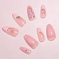 Press-On Nail Set Acrylic 3D Bow Set of 24