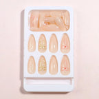 Press-On Nail Set Acrylic 3D Bow Set of 24