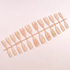 Press-On Nail Set Acrylic 3D Bow Set of 24