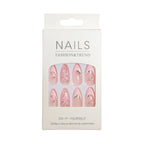 Press-On Nail Set Acrylic 3D Bow Set of 24