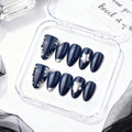 Press-On Nail Set Acrylic Floral Reusable