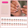 Press-On Nail Set Acrylic Glitter Adhesive Tabs