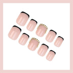 Press-On Nail Set Acrylic Glitter Adhesive Tabs