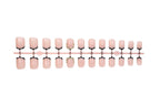 Press-On Nail Set Acrylic Glitter Adhesive Tabs