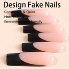 Press-On Nail Set Acrylic Ombre Multiple Sizes