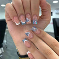 Press-On Nail Set Adhesive Backing Reusable Non-Toxic