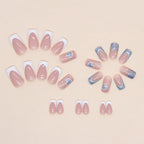Press-On Nail Set Adhesive Backing Reusable Non-Toxic