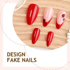 Press-On Nail Set Adhesive Included & Reusable