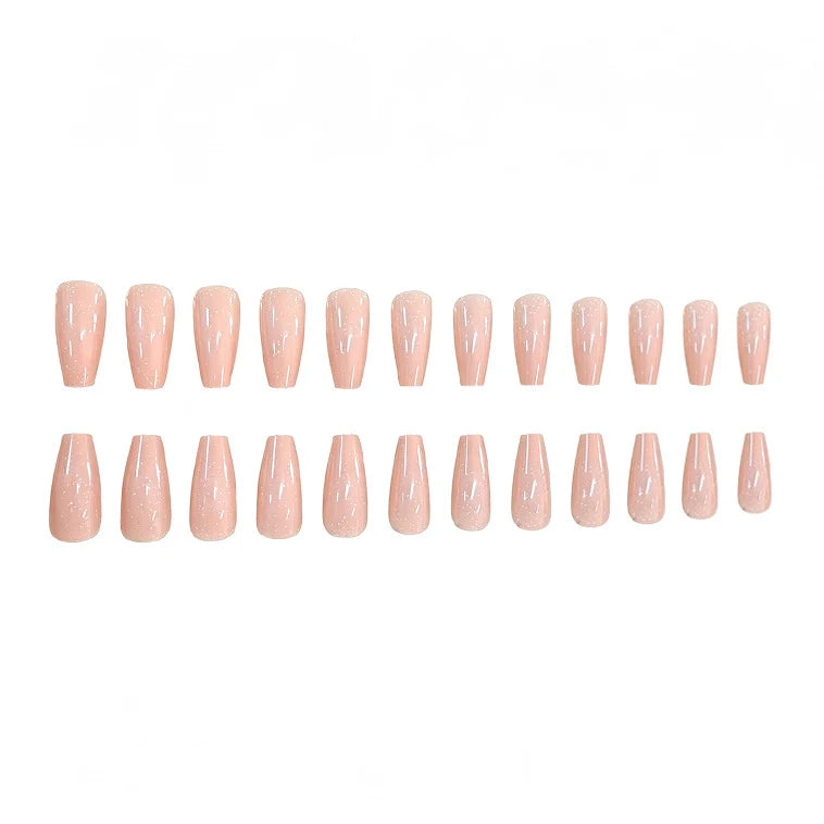 Press-On Nail Set Almond Shape Acrylic 24-Piece
