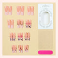 Press-On Nail Set Animal & Glitter Designs