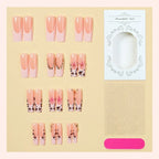 Press-On Nail Set Animal & Glitter Designs