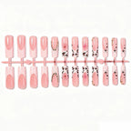 Press-On Nail Set Animal & Glitter Designs