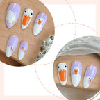 Press-On Nail Set Animal Motifs Full-Cover Easy Application