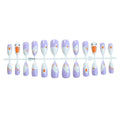 Press-On Nail Set Animal Motifs Full-Cover Easy Application