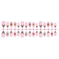 Press-On Nail Set Animal Print Reusable Peel-And-Stick