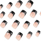 Press-On Nail Set Artistic Accents Strong Hold