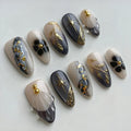 Press-On Nail Set Artistic Acrylic Strong Adhesive
