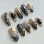 Press-On Nail Set Artistic Acrylic Strong Adhesive