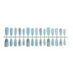 Press-On Nail Set Artistic Design Reusable & Long-Lasting