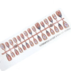 Press-On Nail Set Artistic Designs All-Size Fit
