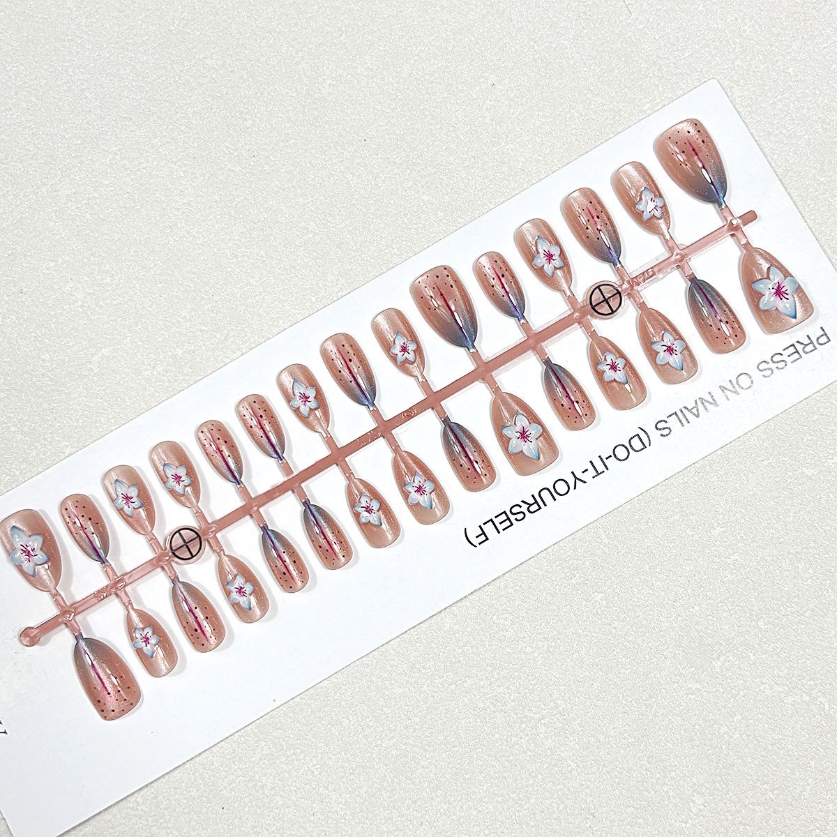 Press-On Nail Set Artistic Designs All-Size Fit