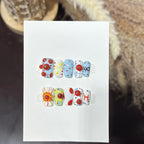 Press-On Nail Set Artistic Designs Custom Fit & Mess-Free Application