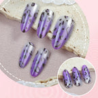 Press-On Nail Set Artistic Designs Easy Application