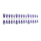 Press-On Nail Set Artistic Designs Easy Application