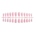 Press-On Nail Set Artistic Designs & Easy Application