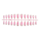 Press-On Nail Set Artistic Designs & Easy Application