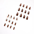 Press-On Nail Set Artistic Designs Flexible & Durable