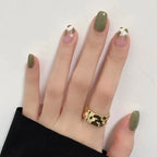 Press-On Nail Set Artistic Designs Long-Lasting