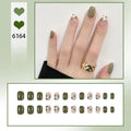 Press-On Nail Set Artistic Designs Long-Lasting