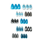 Press-On Nail Set Artistic Designs Long-Lasting Easy Adhesive
