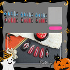 Press-On Nail Set Artistic Designs Reusable & Easy Application