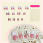Press-On Nail Set Artistic Designs Reusable & Easy Application