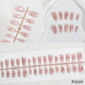 Press-On Nail Set Artistic Designs Reusable & Long-Lasting