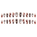 Press-On Nail Set Artistic Handcrafted Easy Application & Long-Lasting Wear
