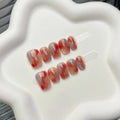 Press-On Nail Set Artistic Ombre Reusable Salon Finish
