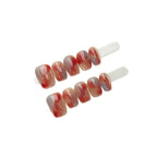 Press-On Nail Set Artistic Ombre Reusable Salon Finish